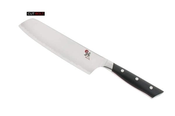 Miyabi Evolution nakiri knife for chopping vegetables