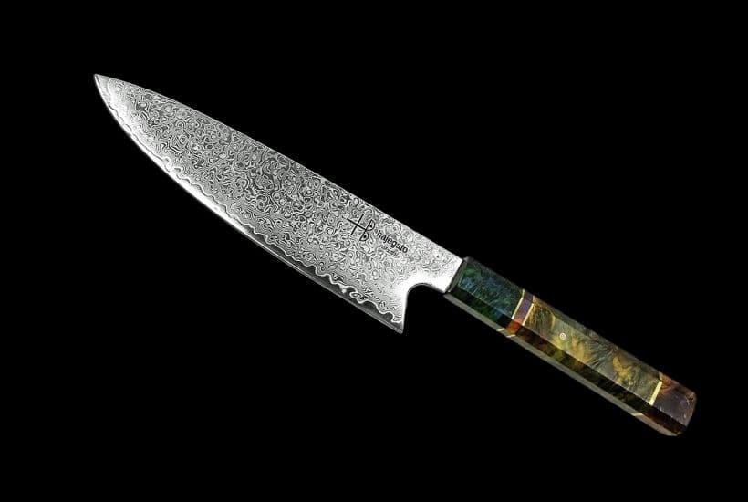 Blade length of Gyuto knives can be from 7 to 14 inches long