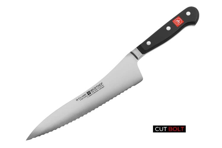 Classic serrated knife sharpening