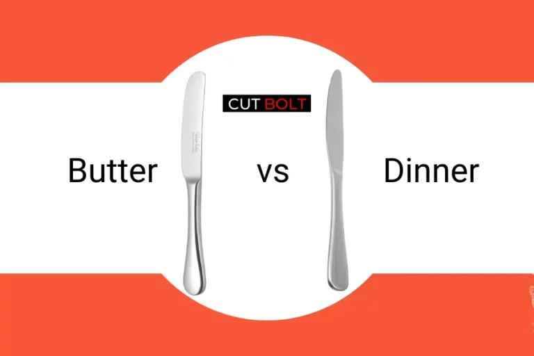 Butter knife vs dinner knife