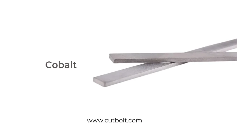 Cobalt used in knife steel