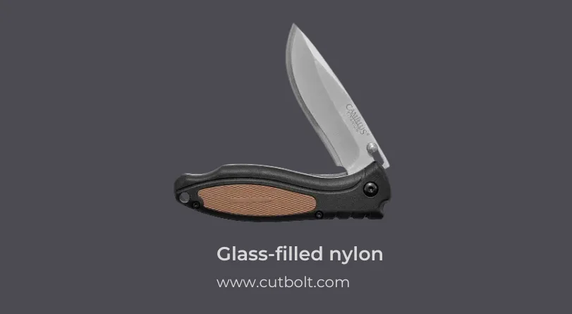 Glass-filled nylon knife handle
