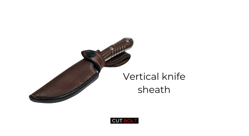 Vertical knife sheath