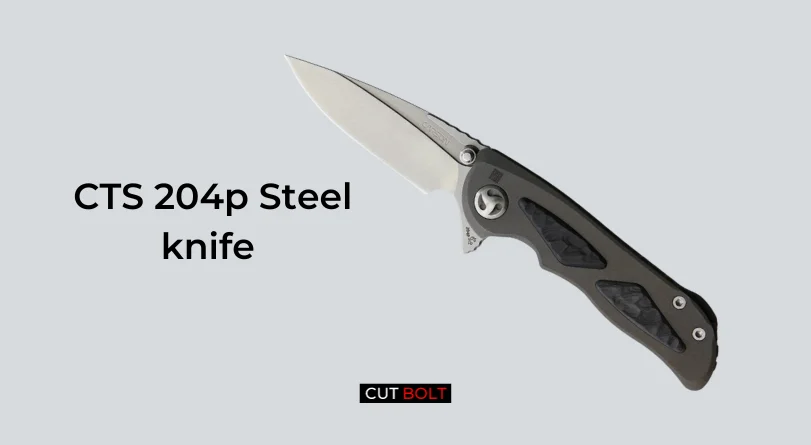 CTS 204P Steel knife