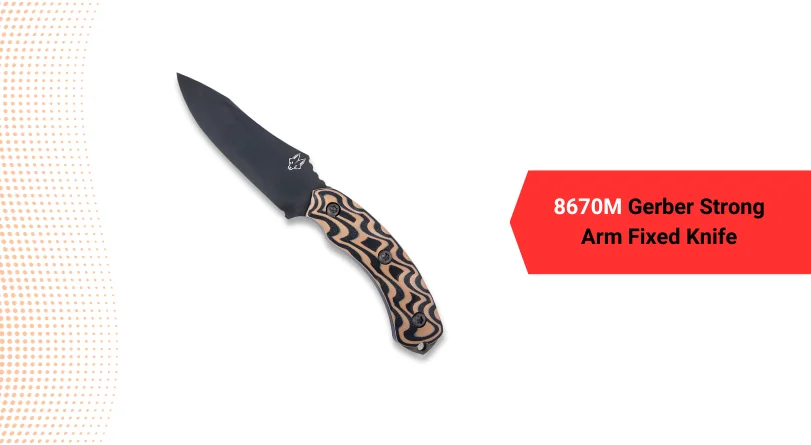 8670M Steel Southern Grind Jackal Fixed Blade Knife