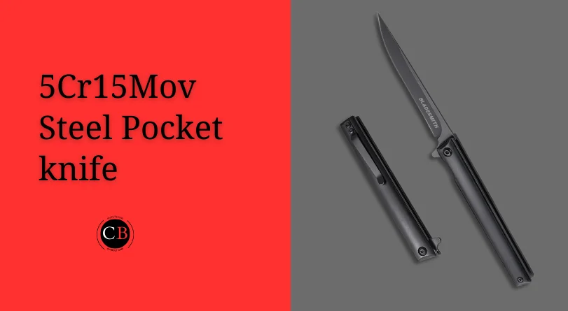 5Cr15Mov steel folding pocket knife
