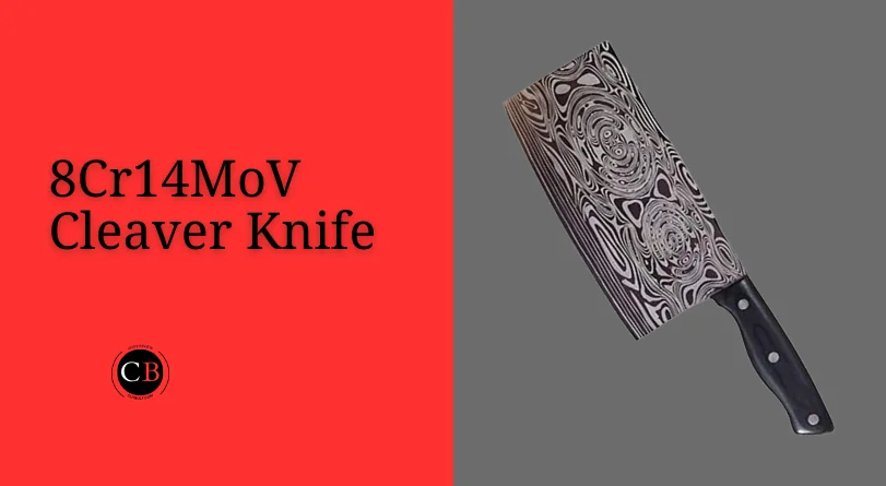 8Cr14MoV steel cleaver knife