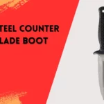 Fixed blade boot knife AUS 8A steel