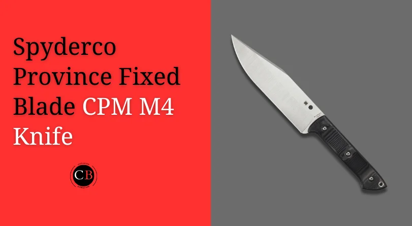 Spyderco Province CPM M4 Fixed Blade Knife