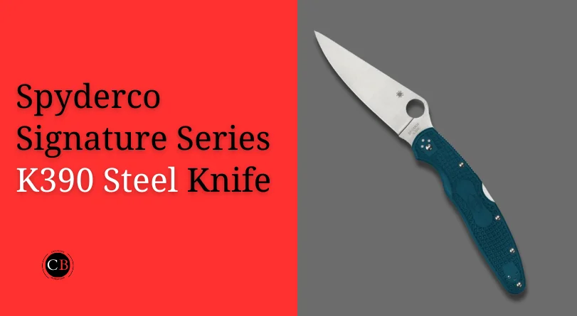 Spyderco Signature Series K390 Steel Knife