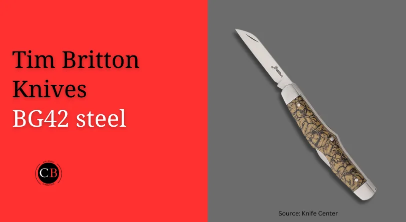 Tim Britton BG42 steel knife