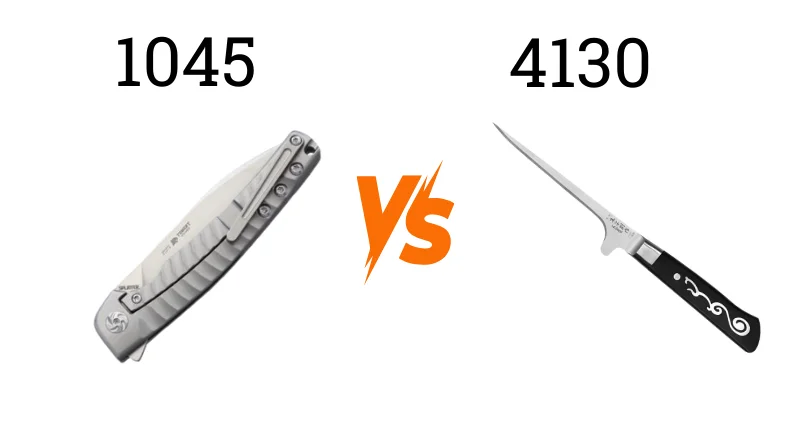 1045 vs 4130 knife steel