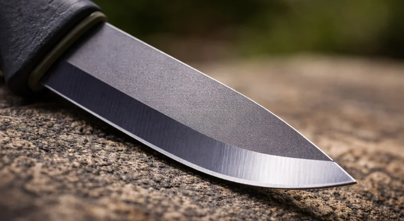Morakniv Bushcraft blade edge